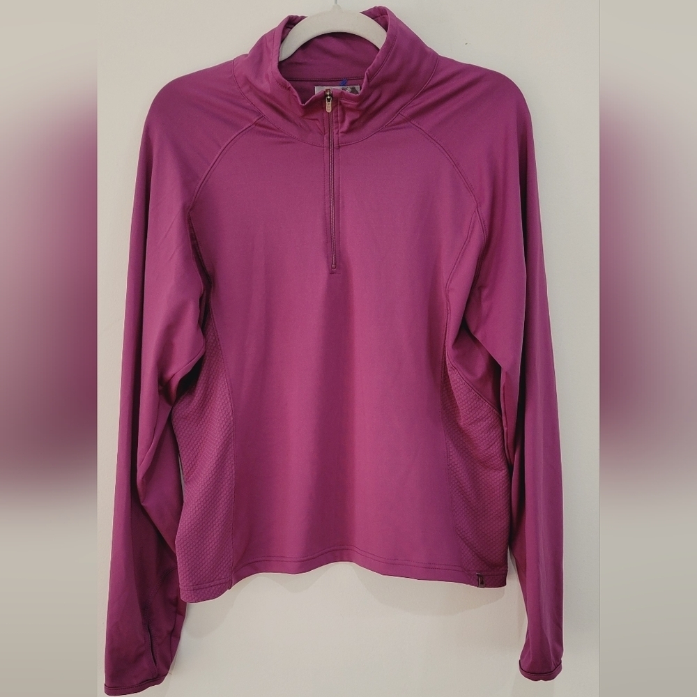 Alpine design purple long sleeve workout sweatshirt size xl